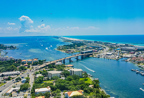 Fort Walton Beach shots by Drone July 2022